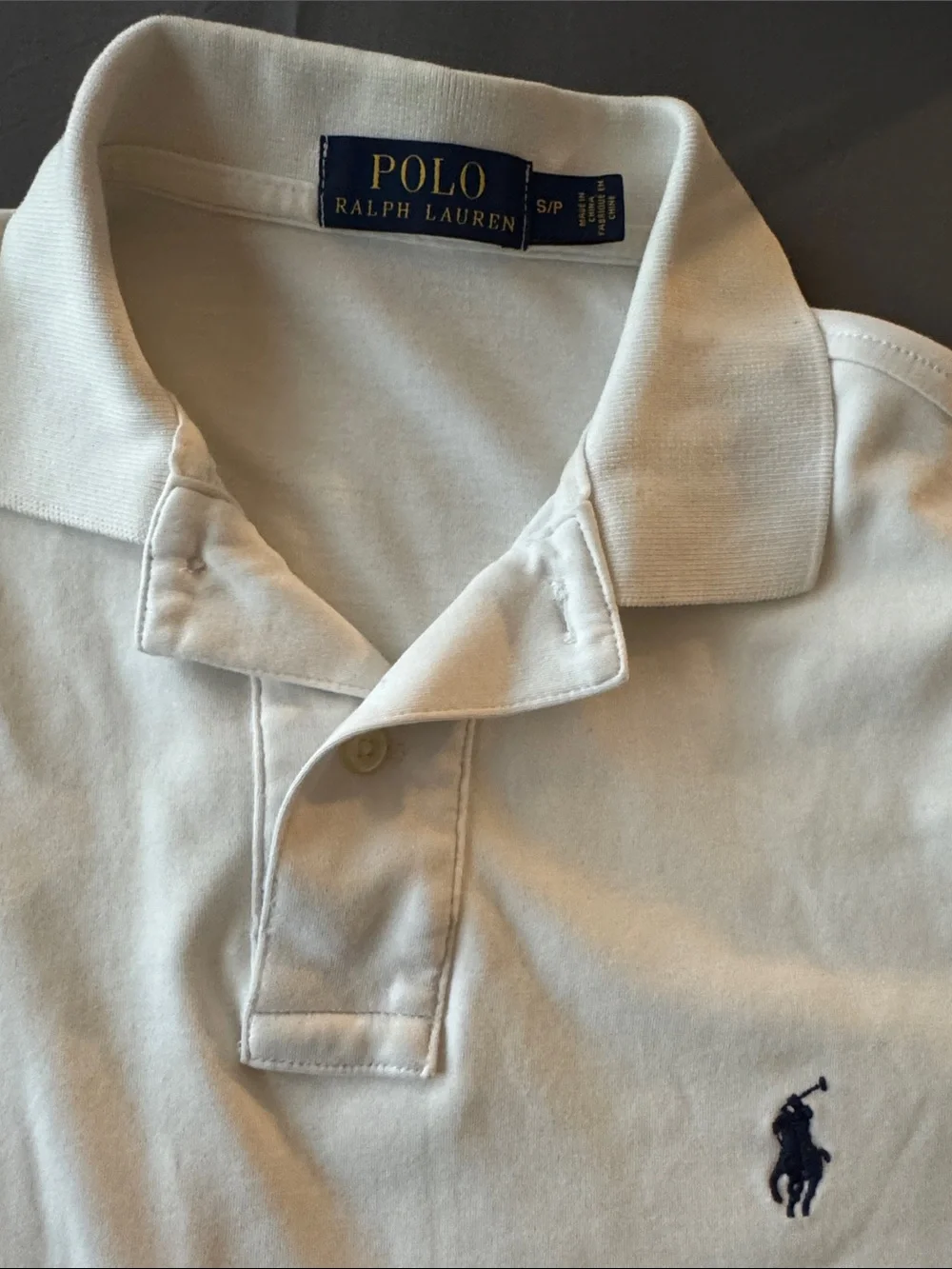 Ralph Lauren Polo Classic White Polo Shirt